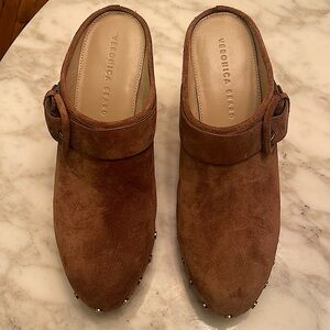 Veronica Beard Dacey Clog - Pecan